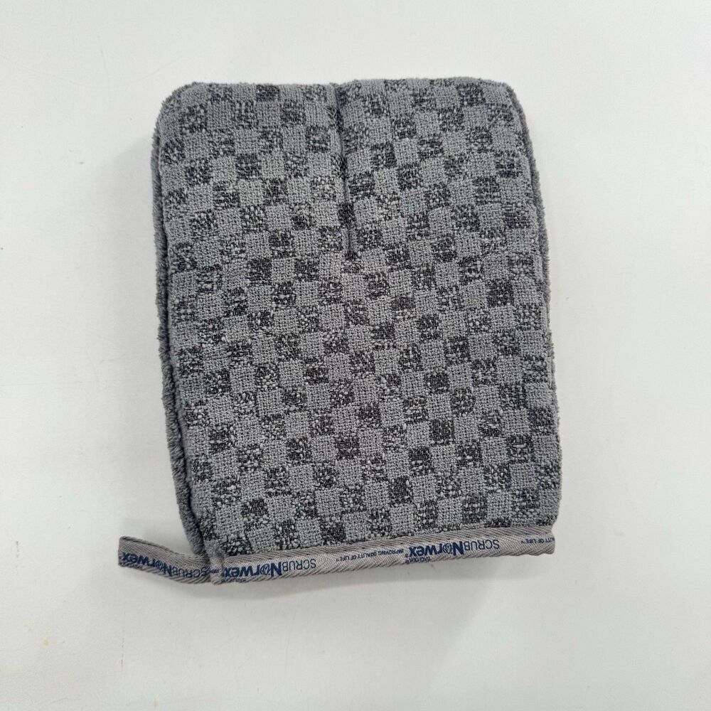 Norwex 2-in-1 BATHROOM SCRUB MITT - BacLock - Graphite - Cleaning Supplies